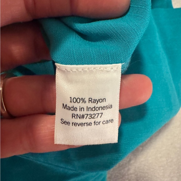 Nine West NWT Blue Button-Front Romper - Picture 5 of 8